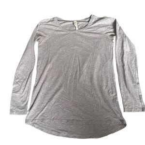 Lululemon Casual Longsleeve Top Gray 2